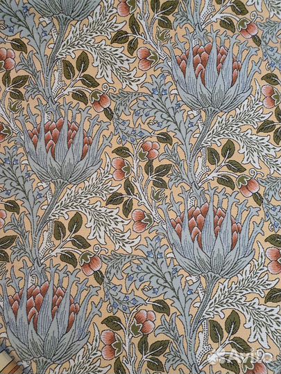 Ткань гобеленовая Чертополох розовый Моррис