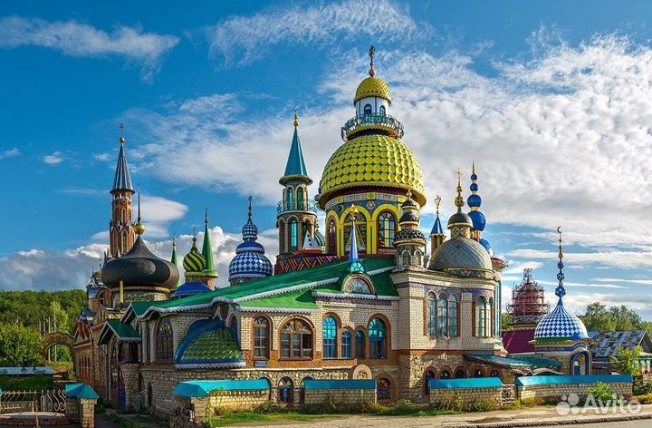 Свияжск + Храм всех религий + Раифа