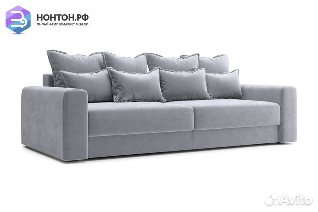 Диван тик-так Омега серый