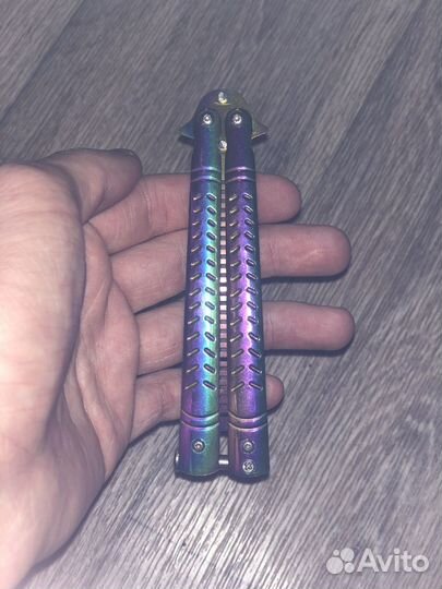 Нож бабочка расческа