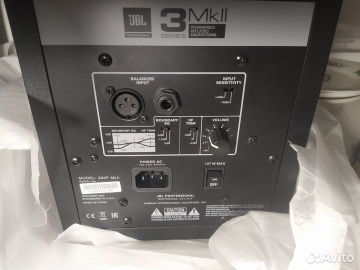 Студийные мониторы jbl 305p mkii