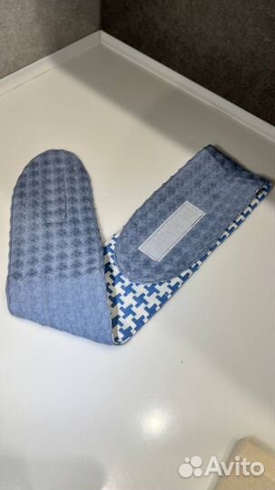 Бьюти-повязка Серо-голубая