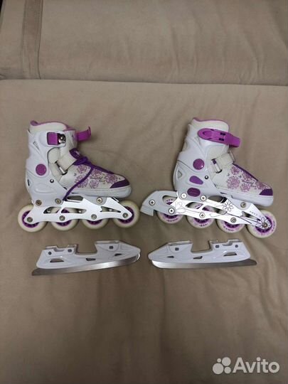 Коньки ролики раздвижные 2 в 1