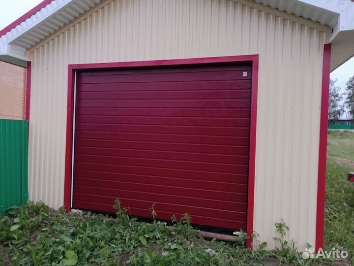 Гаражные ворота в селе Верхние Татышлы