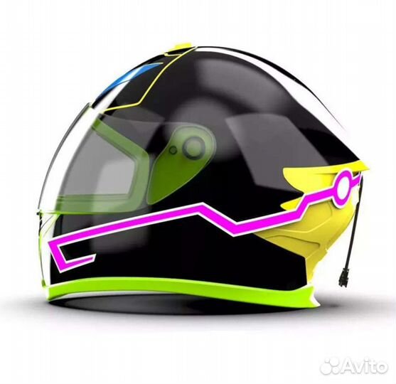 Подсветка шлема