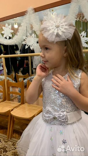 Новогоднее платье 4-5 лет