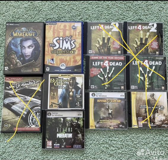 Диски с Компьютерными играми