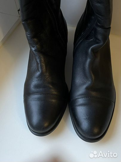 Сапоги женские зимние 38 39 натуральная кожа