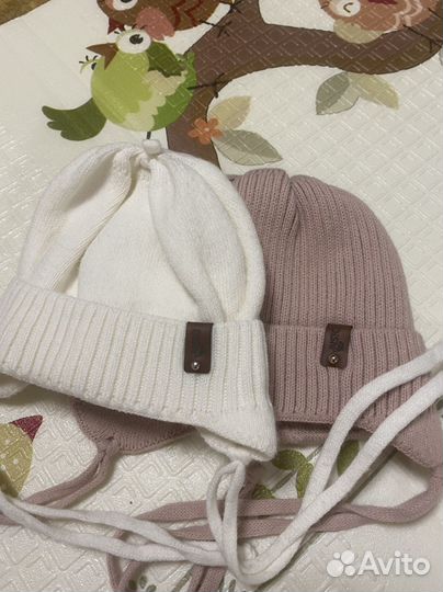Шапка для новорожденных зима и осень