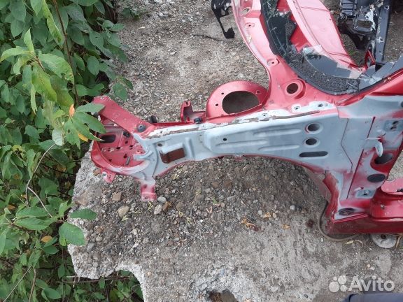 Лонжерон порог стойка левая Пежо 206