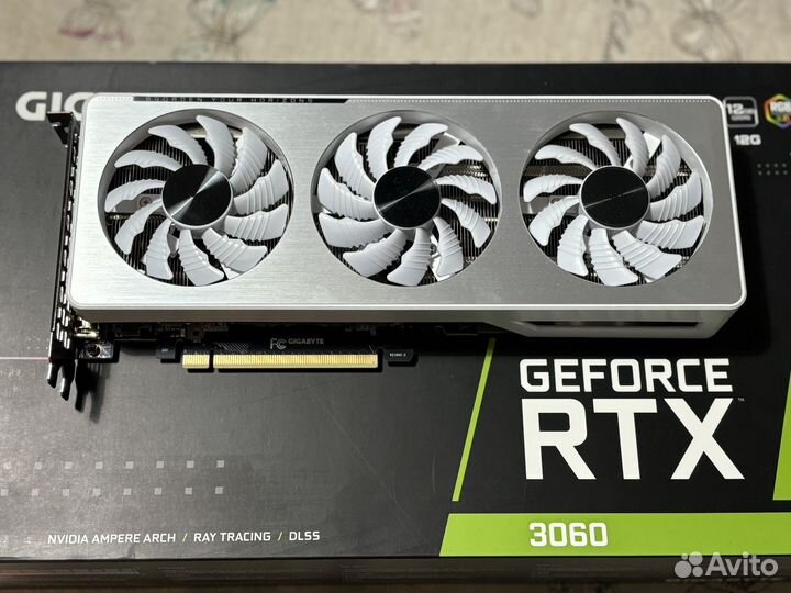 Видеокарта RTX 3060 12GB Gigabyte Vision