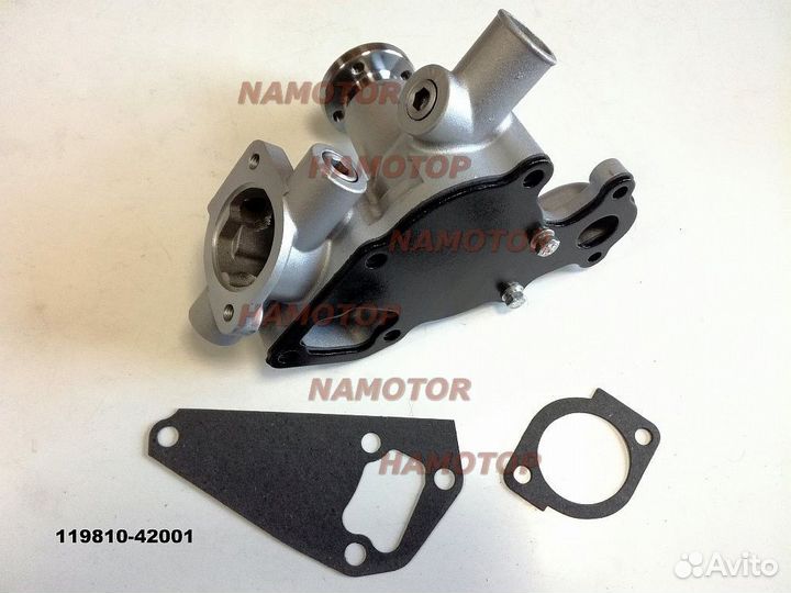 Помпа водяная yanmar 3D82, 3TNE82, 3TNV82. 3TN75L