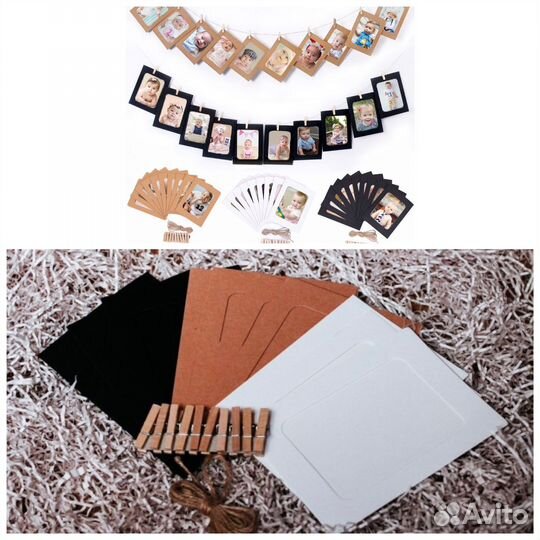 Растяжка с фоторамками 10х15