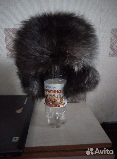 Мужская шапка. Р-р57-58. верх-кожа