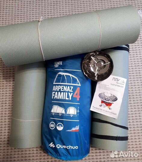 Палатка arpenaz family 4, 4х местная с тамбуром