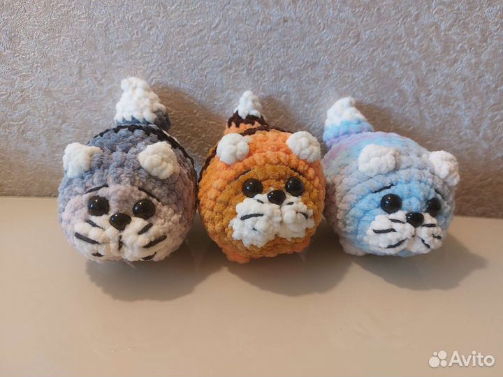 Вязаные игрушки.Котик