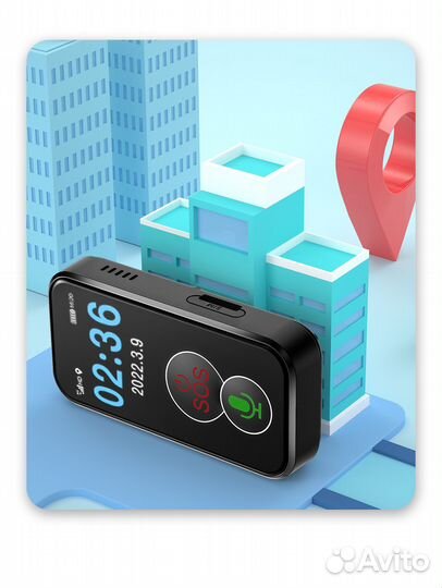 GPS трекер/брелок FA81 с дисплеем 4G