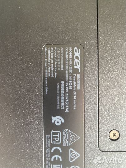 Ноутбук acer