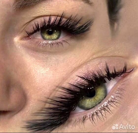 Наращивание ресниц : Мокрые лучики, кайли, аниме —