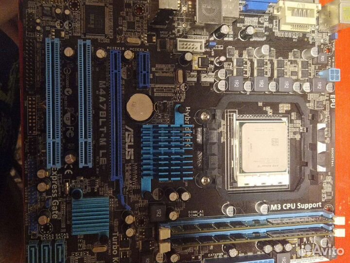 Материнская плата с процессором amd Athlon ll x3