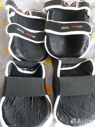 Защита голени RDX натутальная кожа