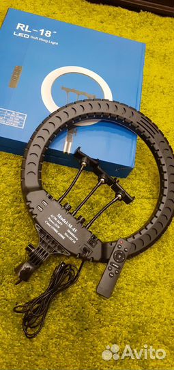 Большие кольцевые лампы студийные 45см +Штатив