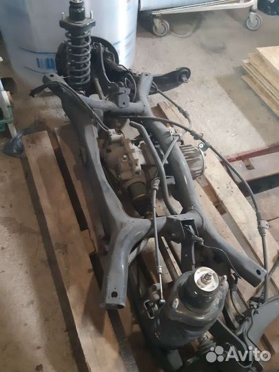 Телега задняя а сборе