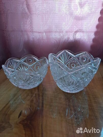 Салатник ваза конфетница хрусталь