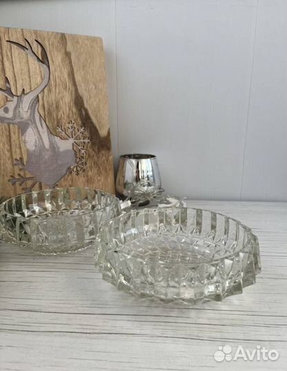 Ваза конфетница стекло СССР