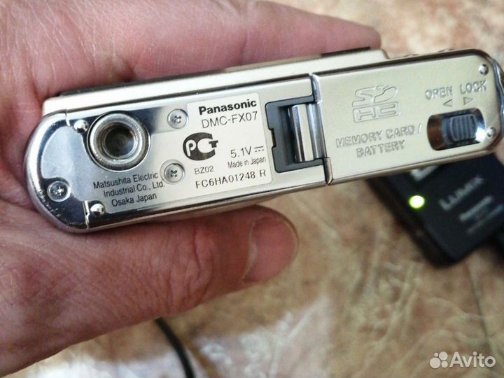 Неисправный фотоаппарат panasonic DMC-FX07