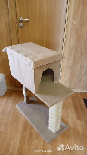 Когтеточка, домик для кошки