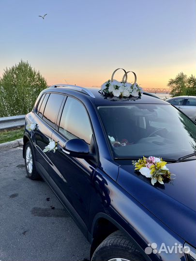 Свадебные украшения на машину кольца