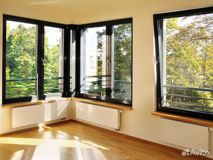 Ремонт окон, фурнитура hoppe RAL3461