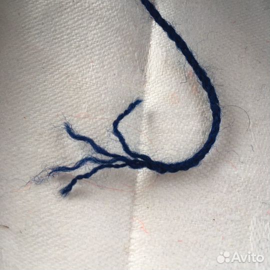 Пряжа 100 шерсть синяя винтаж 70е годы Бразилия