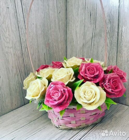 Шоколадные розы «премиум»