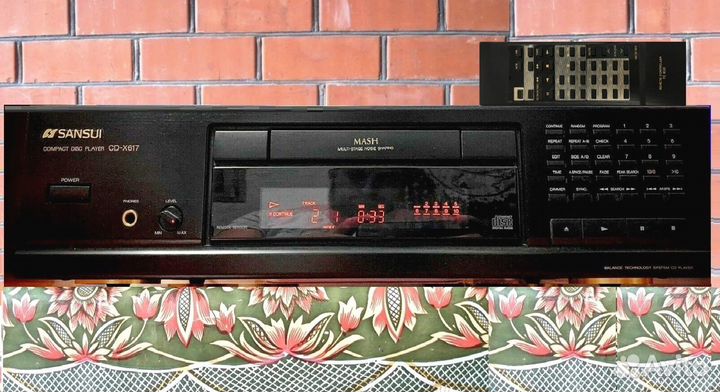 CD-Deck Sansui CD-X617 /Hi-Fi CD/8DAC/Mash-System