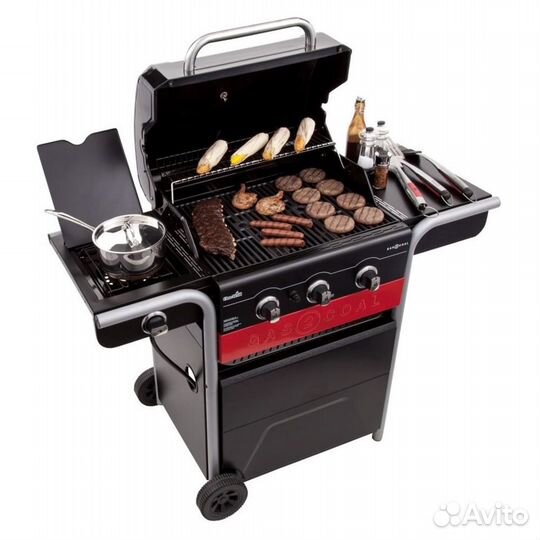 Гриль газ+уголь Char-Broil Hybrid