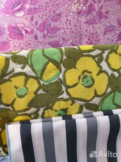 Отрезы.Ткани.ссср.Драп.Штапель.Ситец