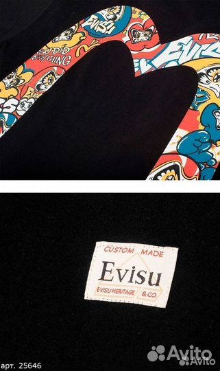 Футболка Evisu Чёрная