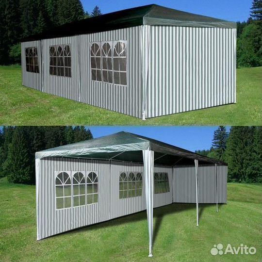 Шатер AFM-1045A green-white (3Х9