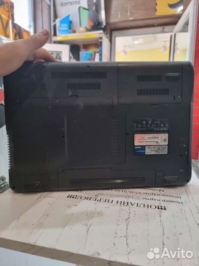 Ноутбук asus n61d Разбор