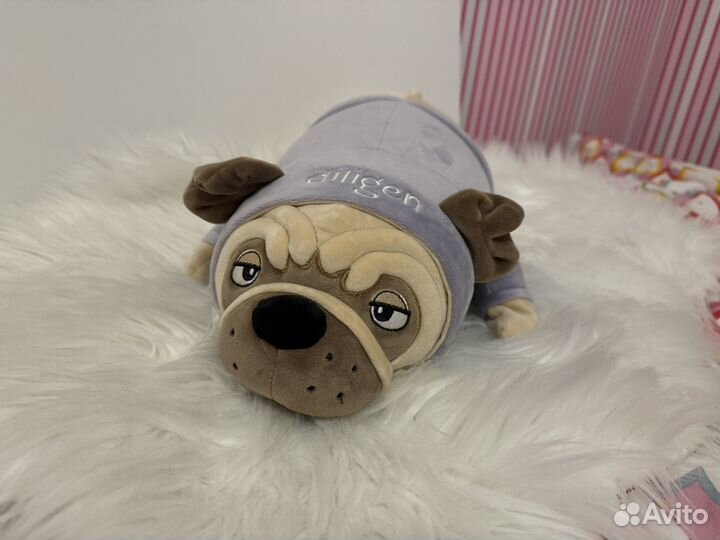 Игрушка мопс 50 см