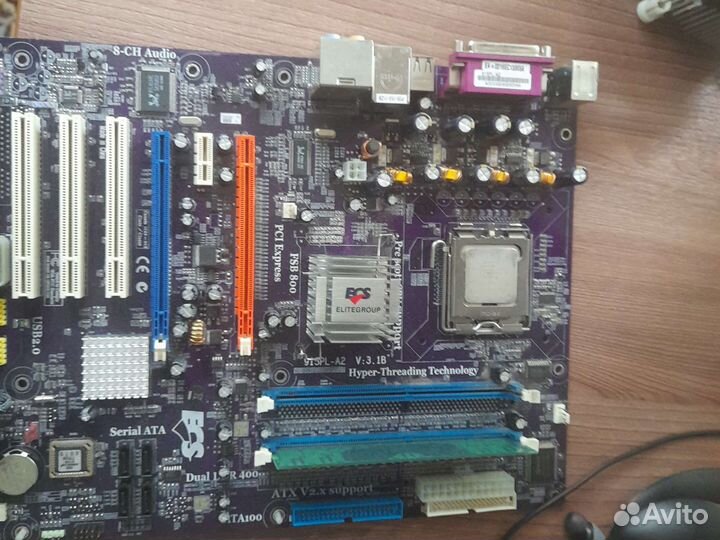 Кулер процеccорный и мат.плата