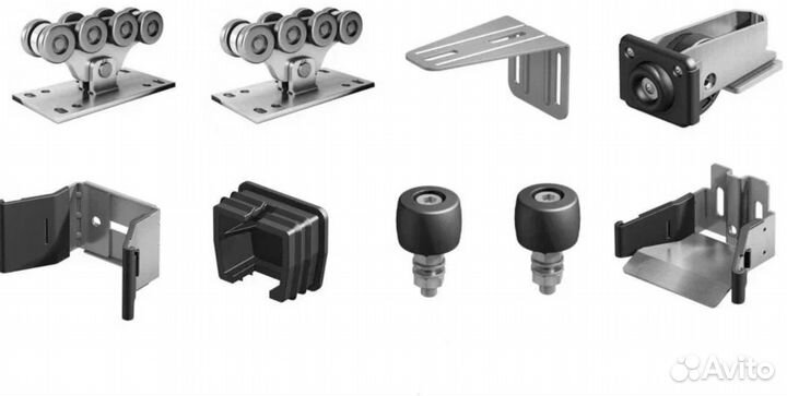 Комплект для откатных ворот неоцинк. ш 5,3 m