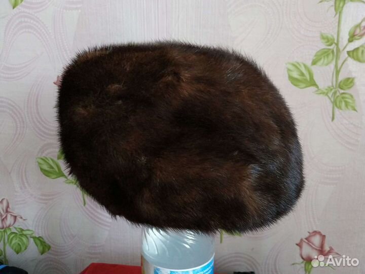 Берет формованный норковый женский