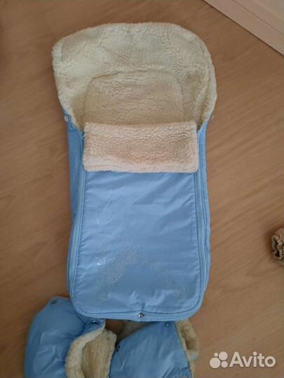 Конверт зимний овчина