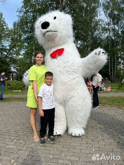 Белый мишка поздравление