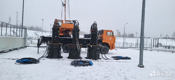 Осевой вертикальный погружной насос для больших объемов воды