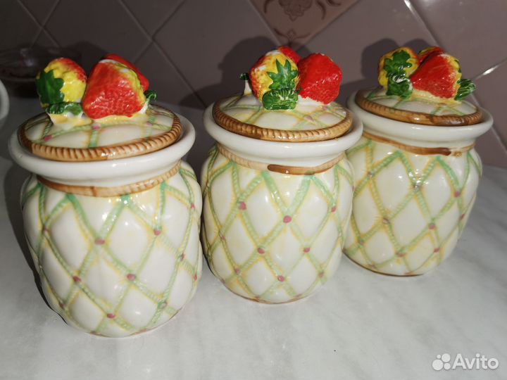 Банка для сыпучих продуктов керамика