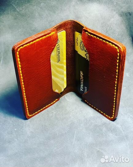 Кардхолдер из натуральной кожи